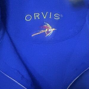 Orvis Royal Blue Embroidered Jacket